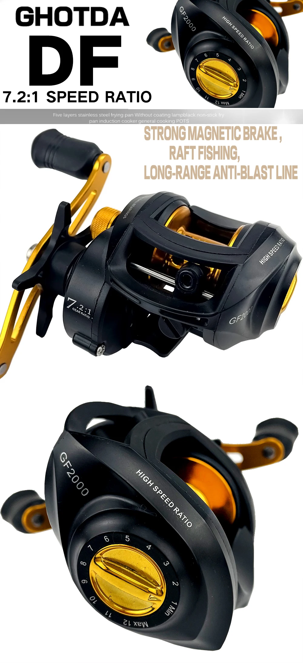 Fishing Pesca Bait casting Reel